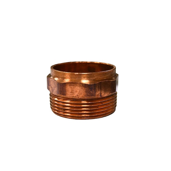 1-1/2in. C x MIP Wrot Copper DWV Male Adapter